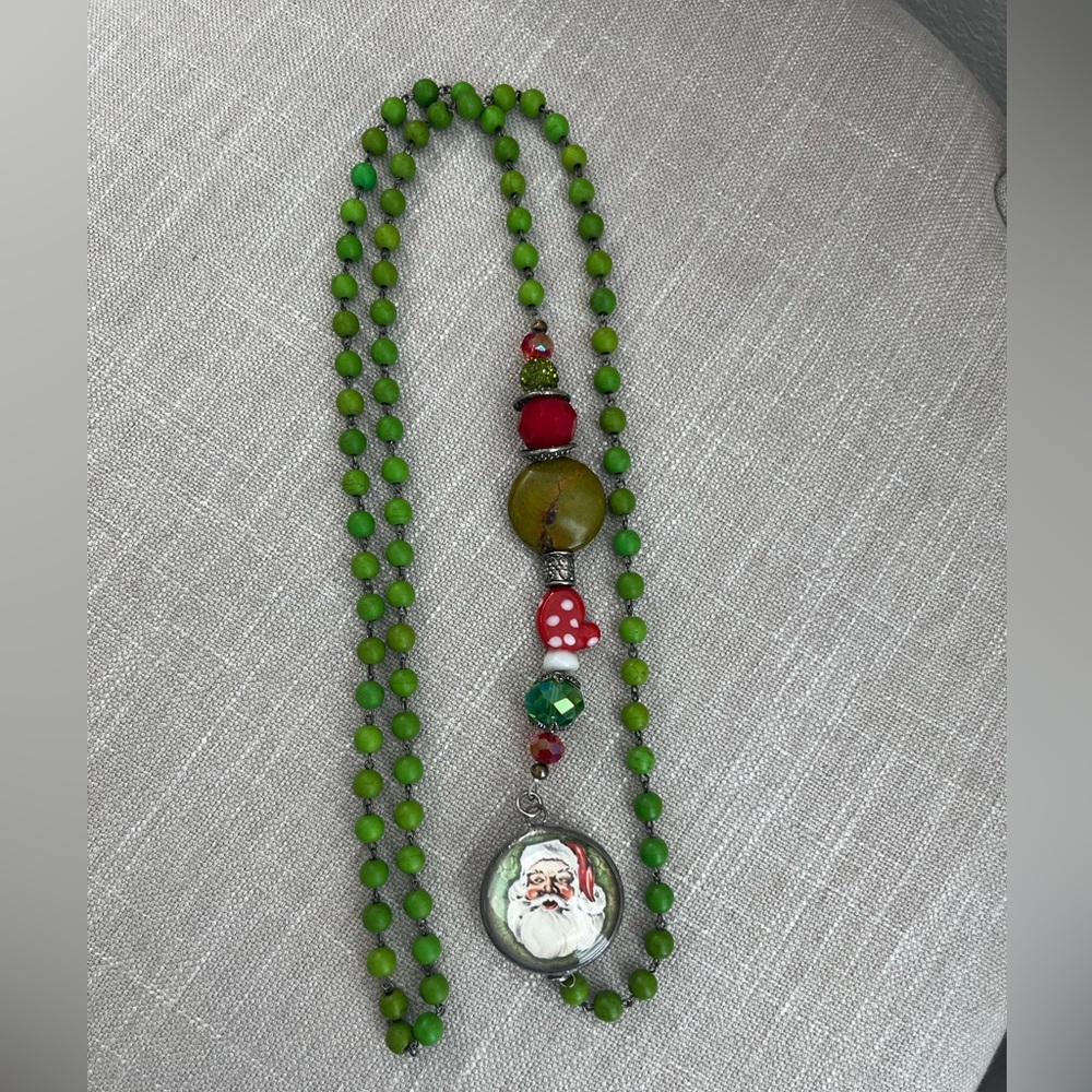 Art by Amy holiday necklace